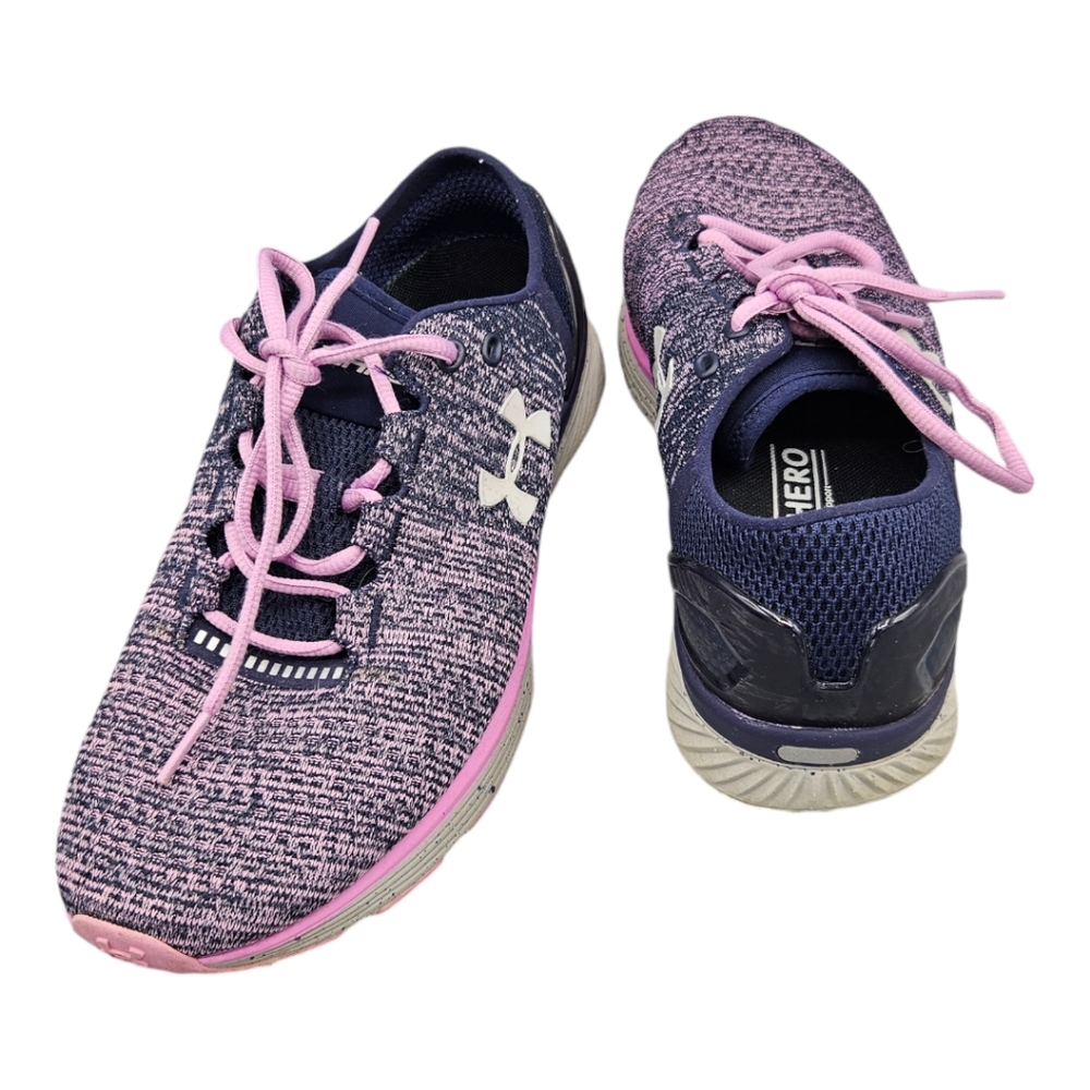 USED Women’s Under Armour Charged Bandit 3 running shoe size 9.5 - Picture 4 of 7